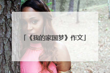 《我的家国梦》作文