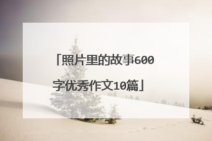 照片里的故事600字优秀作文10篇