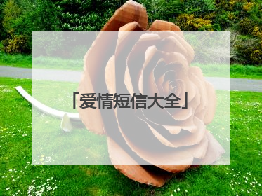 爱情短信大全