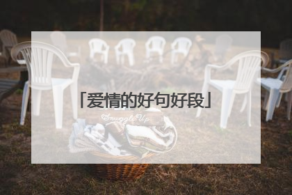 爱情的好句好段