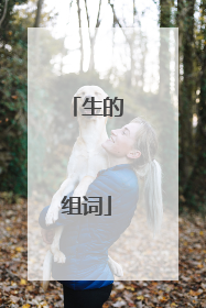 生的组词