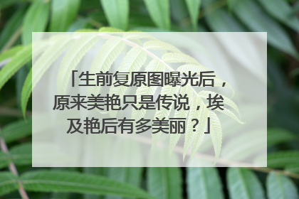 生前复原图曝光后,原来美艳只是传说,埃及艳后有多美丽?