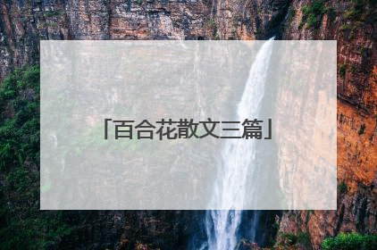 百合花散文三篇