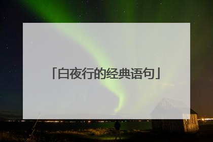 白夜行的经典语句