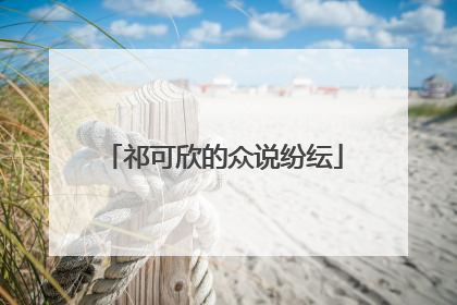 祁可欣的众说纷纭