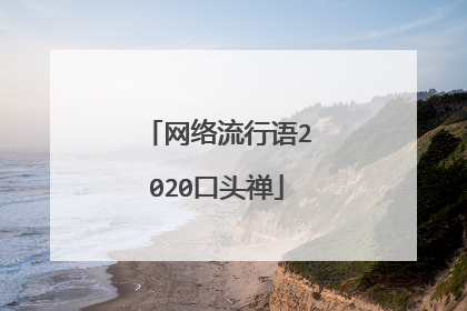 网络流行语2020口头禅