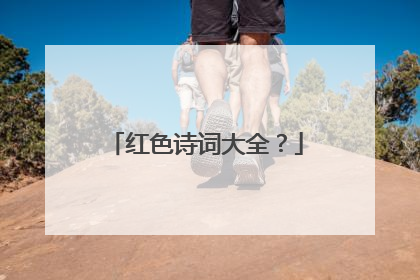 红色诗词大全？