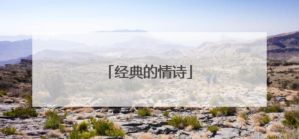 经典的情诗