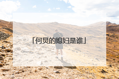 何炅的媳妇是谁