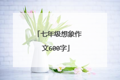 七年级想象作文600字