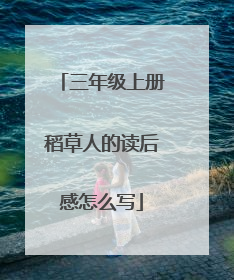 三年级上册稻草人的读后感怎么写