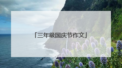 三年级国庆节作文