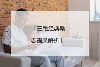 三毛经典励志语录解析