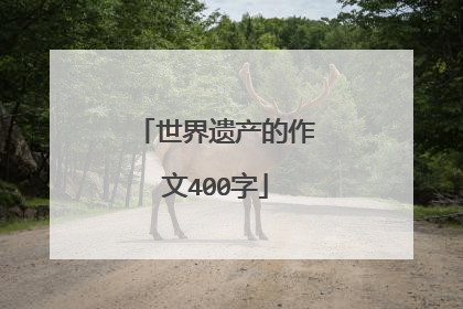 世界遗产的作文400字