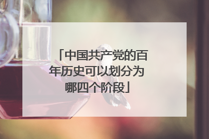 中国共产党的百年历史可以划分为哪四个阶段