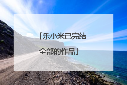 乐小米已完结全部的作品