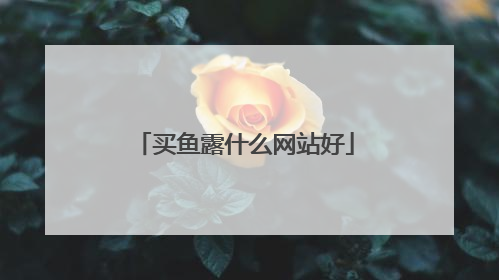 买鱼露什么网站好