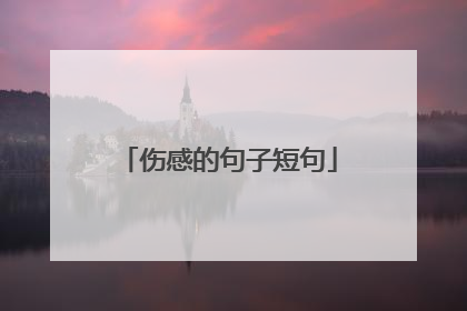 伤感的句子短句
