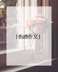 伤感作文