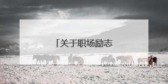 关于职场励志正能量文章