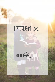 写我作文300字