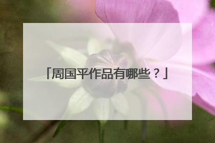 周国平作品有哪些?