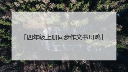 四年级上册同步作文书母鸡