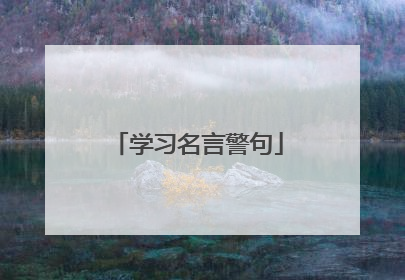 学习名言警句