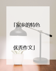 家乡的特色优秀作文