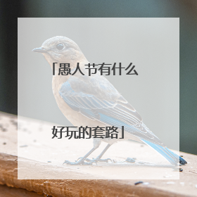 愚人节有什么好玩的套路