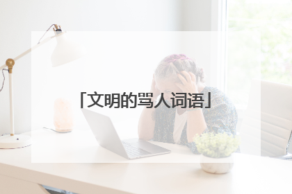 文明的骂人词语