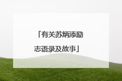 有关苏炳添励志语录及故事