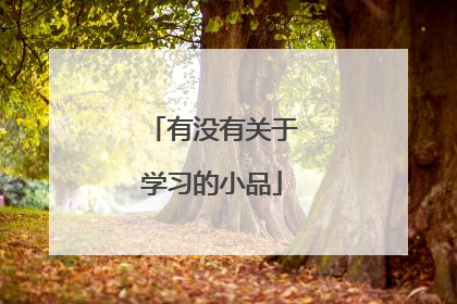 有没有关于学习的小品