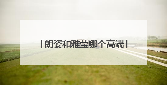 朗姿和雅莹哪个高端