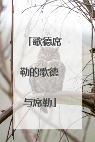 歌德席勒的歌德与席勒