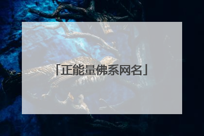 正能量佛系网名