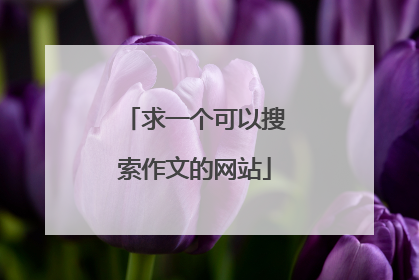求一个可以搜索作文的网站