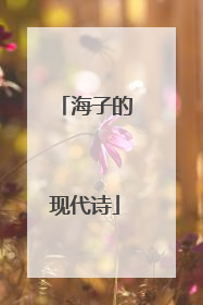 海子的现代诗