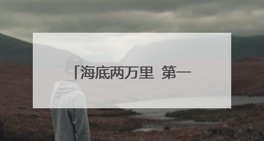 海底两万里 第一章 飞逝的礁石 读后感 500字?