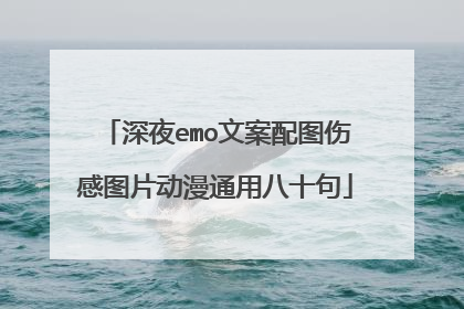 深夜emo文案配图伤感图片动漫通用八十句