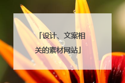 设计、文案相关的素材网站