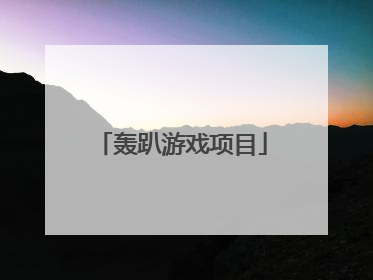 轰趴游戏项目