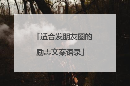 适合发朋友圈的励志文案语录