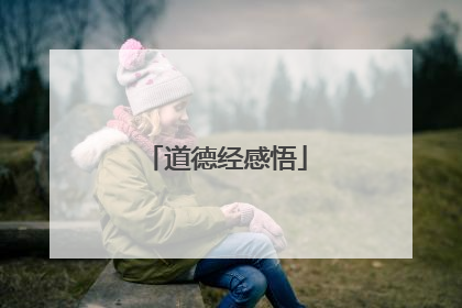 道德经感悟