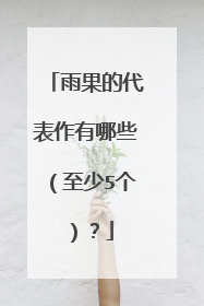 雨果的代表作有哪些（至少5个）？
