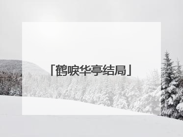 鹤唳华亭结局