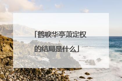 鹤唳华亭萧定权的结局是什么