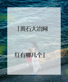 黄石大冶网红有哪几个