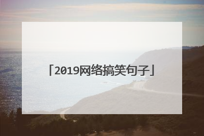 2019网络搞笑句子