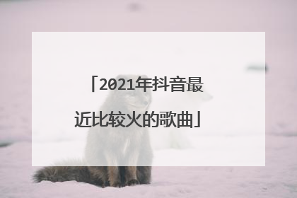 2021年抖音最近比较火的歌曲